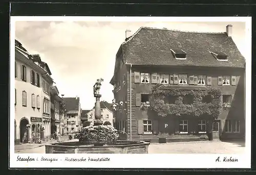 AK Staufen i. Breisgau, Historische Fauststätte