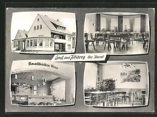 AK Felsberg, Café-Gasthaus Wagner, Hagengasse 2