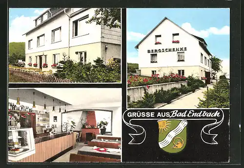 AK Bad Endbach, Café-Restaurant-Pension Bergschenke, Bergstrasse 21