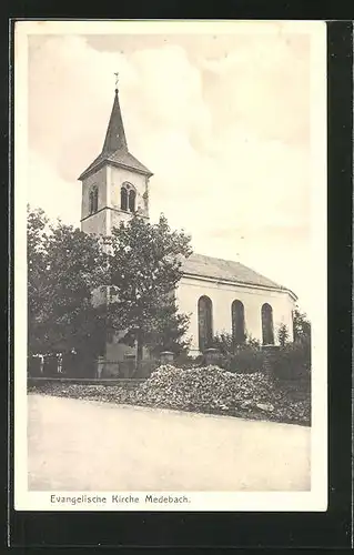 AK Medebach, Partie an der ev. Kirche