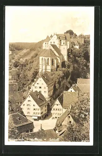 AK Haigerloch / Hohenzollern, Blick auf das Schloss