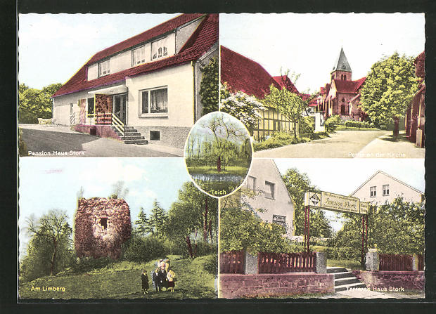 AK Bad Holzhausen, Pension Haus Stork am Wiehengebirge Nr