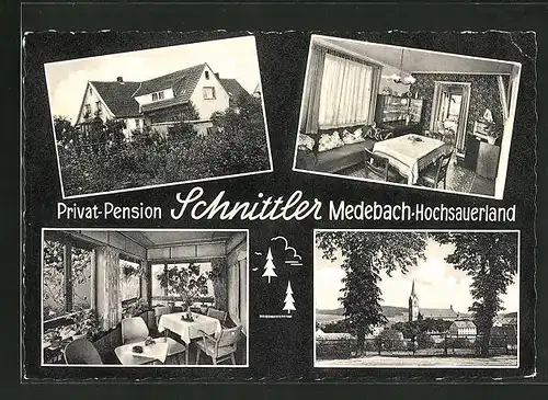 AK Medebach / Hochsauerland, Privat-Pension L. Schnittler
