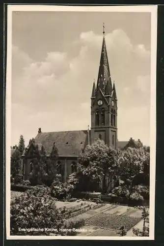 AK Herne-Baukau, Ansicht der evangelischen Kirche