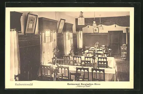 AK Radevormwald, Restaurant Bergisches Haus, Sitzungssaal