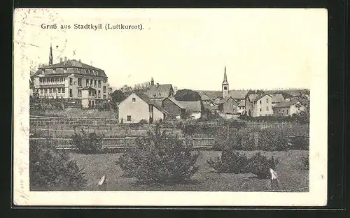 AK Stadtkyll, Teilansicht des Luftkurortes