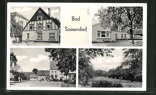 AK Bad Sassendorf, Pension Haus Schulte, Am scharfen Eck