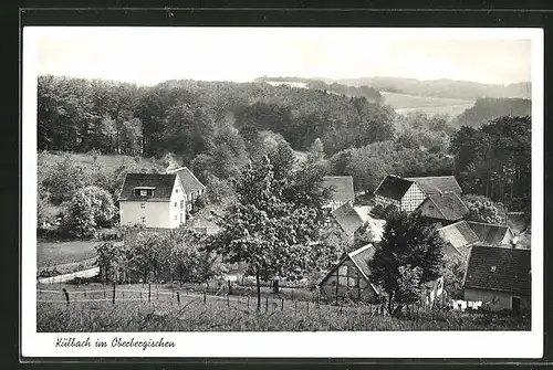 AK Külbach i. Oberbergischen, Teilansicht der Ortschaft