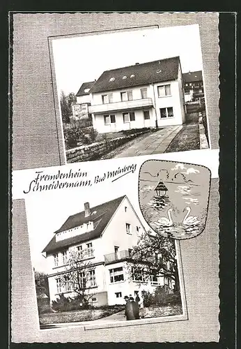 AK Bad Meinberg, Hotel Schneidermann, Aussenansichten
