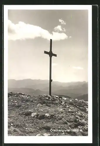 AK Gipfelkreuz auf dem Ötschergipfel