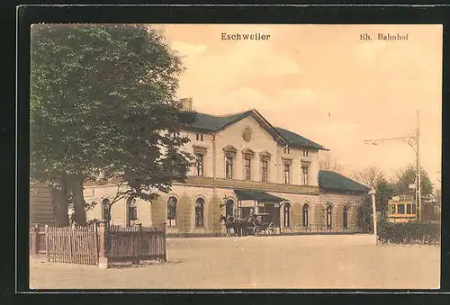 AK Eschweiler, Partie am Bahnhof