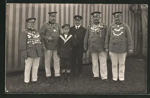 Foto-AK Schwelm, Schützenfest im Jahre 1914 vor Ausbruch des Weltkrieges