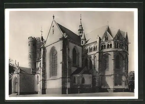 Foto-AK Deutscher Kunstverlag Nr.9: Münstermaifeld, Stiftskirche, Deutscher Kunstverlag, Berlin