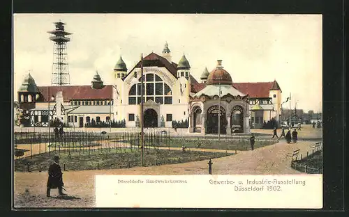 AK Düsseldorf, Gewerbe- und Industrie-Ausstellung 1902, Gebäude der Handwerkskammer