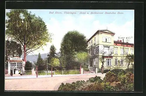 AK Bad Kösen / Thür., Hotel und Restaurant Deutsches Haus von Oskar Drese