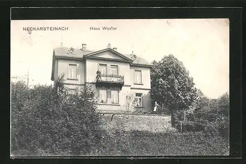 AK Neckarsteinach, Hotel-Pension Haus Wipfler