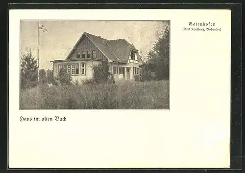 AK Gaienhofen, Gasthaus Haus im alten Bach