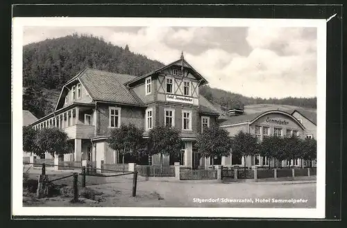 AK Sitzendorf / Schwarzatal, Hotel Semmelpeter