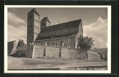 AK Altenstadt, An der Romanischen Basilika