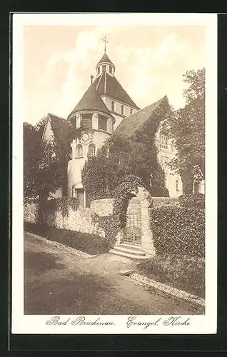 AK Bad Brückenau, Evangel. Kirche