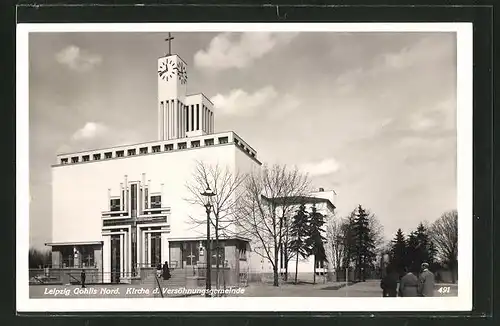 AK Leipzig, Kirche d. Versöhnungsgemeinde im Bauhaus-Stil