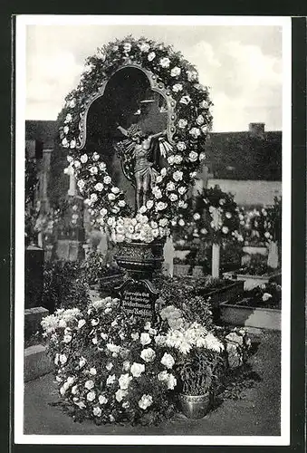AK Konnersreuth, Grab des Priesterkonvertiten Bruno Rothschild