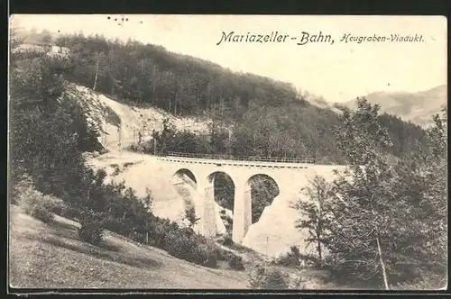 AK Mariazeller Bahn, Am Heugraben-Viadukt