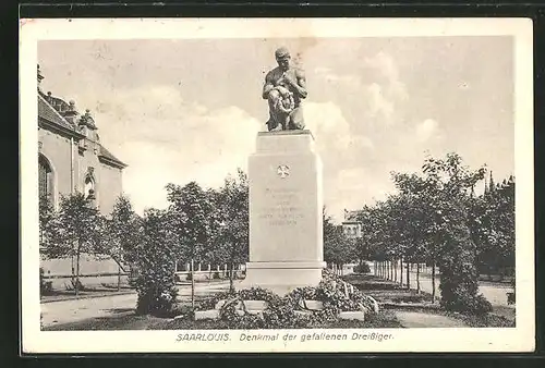AK Saarlouis, Denkmal der gefallenen Dreissiger