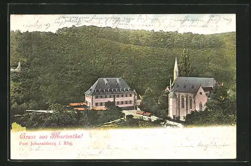 AK Marienthal, Sicht auf die Kirche