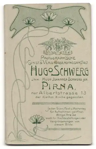 Fotografie Hugo Schwerg, Pirna, Portrait junger Mann mit Kurzhaarfrisur