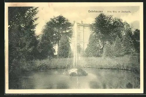 AK Gelnhausen, Teillazarett Villa Witu im Stadtpark