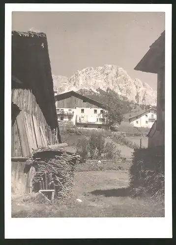 Fotografie Fotograf unbekannt, Ansicht Cortina di Ampezzo, Partie im Ort