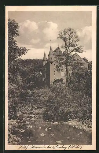 AK Odenthal, Partie am Schloss Strauweiler