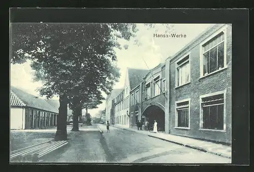 AK Varel, An der Auto-Fabrik Hansa-Werke