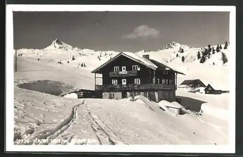 AK Radst. Tauern, Gasthaus Mohralm im Winter