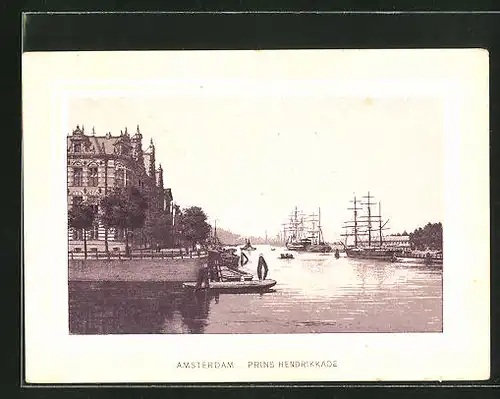 Kaufmannsbild Amsterdam, Magazijn Van Comestibles, de Jong, Prins Hendrikkade