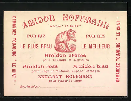 Sammelbild Amidon Hoffmann, französische Rekruten beim Appell