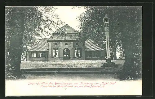 AK Eutin, Jagd-Pavillon des Grossherzogs von Oldenburg am Uglei See