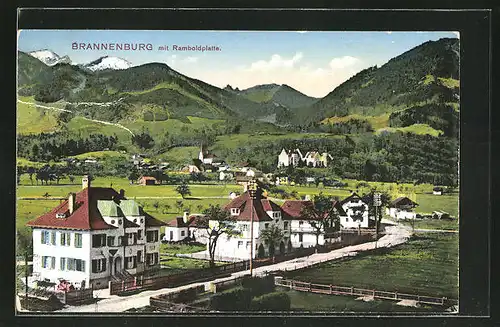 AK Brannenburg, Panorama mit Ramboldplatte
