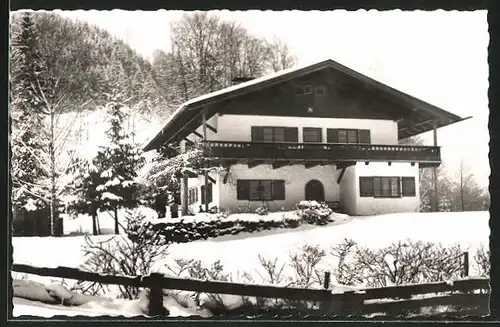 AK Oberaudorf, DJH Schauerhaus im Winter