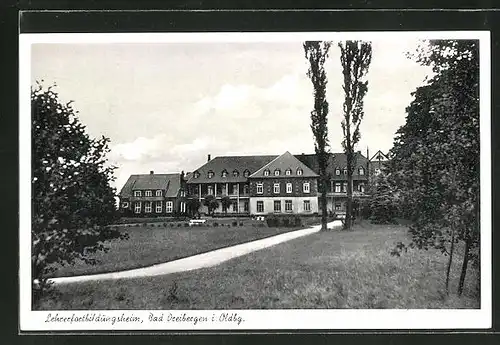 AK Bad Dreibergen / Oldbg., Blick zum Lehrerfortbildungsheim