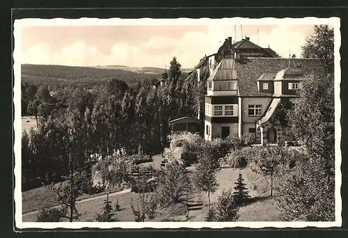 AK Hartenstein / Erzgeb., Hotel Landhaus Dr. Burgkhardt