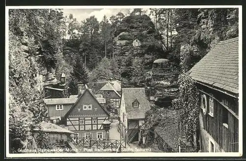 AK Rathewalde, Gasthaus Rathewalder Mühle