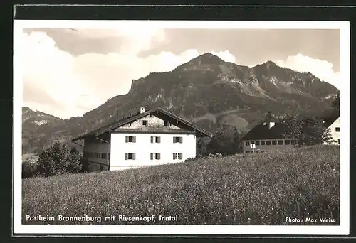 AK Brannenburg i/Inntal, Postheim mit Riesenkopf