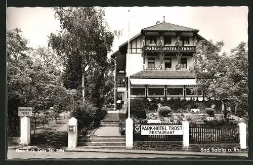 AK Bad Salzig a. Rh., Park-Hotel Trost