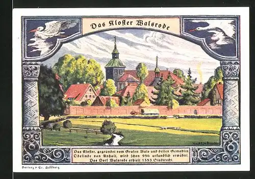 Notgeld Walsrode 1922, 1 Mark, Erholungsheim, Kloster Walsrode