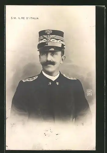 AK S. M. Il Re d'Italia, König von Italien in Uniform