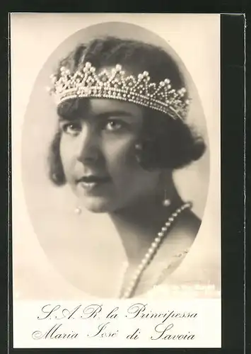 AK S.A.R. la Principessa Maria Jose di Savoia