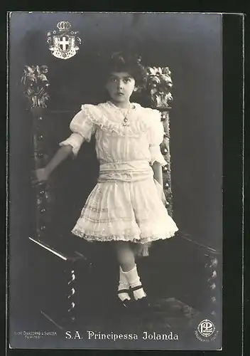 AK S.A. Principessa Jolanda von Italien als kleines Mädchen