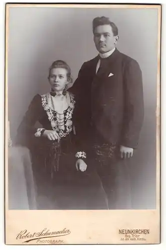 Fotografie Robert Schumacher, Neunkirchen, Portrait junges bürgerliches Paar
